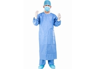 Classe 35g bleue stérile médicale jetable de robe chirurgicale de SMMS II