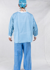 Le tissu patient jetable non tissé d'hôpital de robe frottent des costumes soignent Uniform