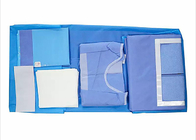 Paquet chirurgical jetable patient de stratification essentielle chirurgicale verte stérile de paquet de tissu de SMS de paquet de procédure de laparoscopie