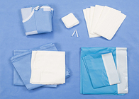 Paquet chirurgical jetable patient de stratification essentielle chirurgicale verte stérile de paquet de tissu de SMS de paquet de procédure de la livraison