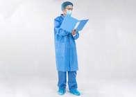Manteau jetable de laboratoire de SMS avec la robe de visiteur d'hôpital de pantalon