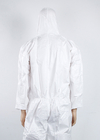 Combinaison médicale de robe d'anti costume antipoussière protecteur jetable blanc de gouttelette