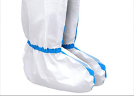 La chaussure protectrice médicale jetable couvrent la couverture élastique non tissée de pied de cordon