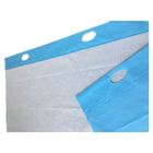 La glissière patiente de transfert couvre le bleu blanc Pp+Pe de couleur non-tissée matérielle de tissu de la taille 200*80Cm
