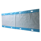 La glissière patiente de transfert couvre le bleu blanc Pp+Pe de couleur non-tissée matérielle de tissu de la taille 200*80Cm