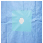 l'angiographie chirurgicale jetable drapent la taille adaptée aux besoins du client bleue de couleur stérile d'EOS