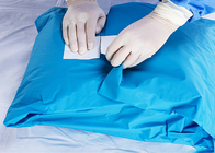 Paquet chirurgical jetable patient de procédure de paquet de SMS de stratification essentielle chirurgicale verte stérile cardio-vasculaire de tissu