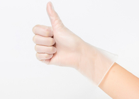 Utilisation transparente d'hôpital de gant de PVC d'OEM pour l'usage médical