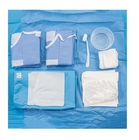 Emballages médicaux chirurgicaux jetables avec emballage individuel et tissu non tissé