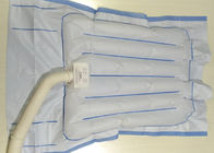 Couverture passionnée de chauffage patiente de secours d'hôpital de couverture de bas corps, bleu et blanc