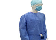 La robe chirurgicale jetable verte, isolement patient d'hôpital habille le contrôle d'infection