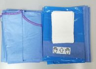 Paquets chirurgicaux faits sur commande verticaux avec l'isolement jetable de serviettes de main de support de tube