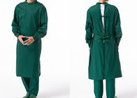 Poly autoclavables réutilisables de robe chirurgicale de coton renforcés frottent des costumes