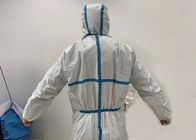 Médecins protecteurs jetables Suits With Blue Tape de robe chirurgicale d'anti bactéries