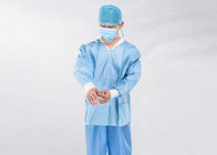 Robes patientes jetables non-tissées du tissu XL de Spunlace de pulpe