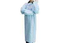 Accessoires chirurgicaux de pouce de boucle d'isolement de robe de CPE de robe en plastique imperméable de tablier