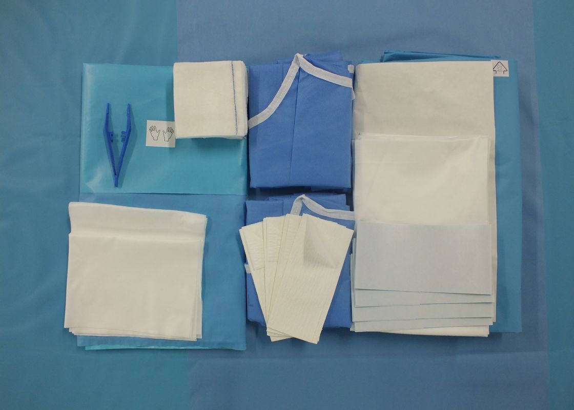 Le chirurgien Caesarean Disposable Surgical emballe la section non tissée de C drapent inclus