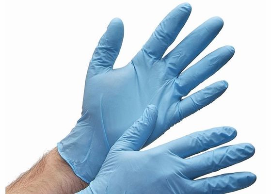 Les nitriles de S M Disposable Hand Gloves saupoudrent les gants libres d'examen