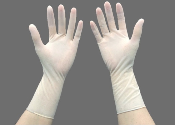 Gants chirurgicaux médicaux en caoutchouc de main de latex jetable pour la chirurgie Examtation