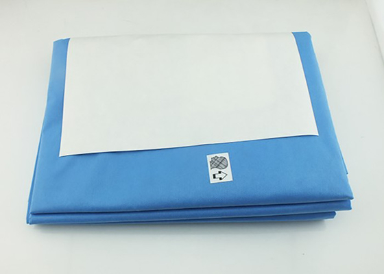 Le Craniotomy chirurgical jetable drapent la taille bleue 230*330cm de couleur ou la personnalisation