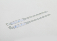 Couleur matérielle ISO13485 bleu de PVC de bracelet patient d'identification d'en 13795