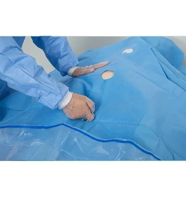 Des emballages chirurgicaux jetables stérilisés en bleu / vert / blanc OEM disponibles