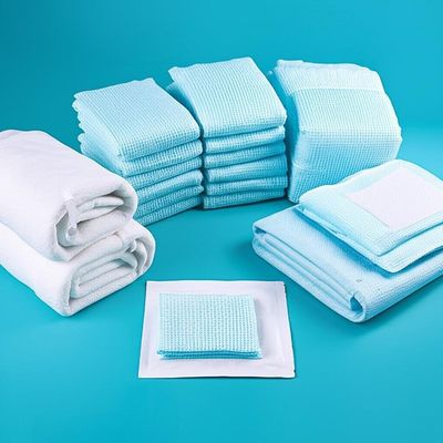 Des sacs chirurgicaux jetables sans trous de couture et des matériaux à haute absorption pour salles d'opération avec une durée de conservation de 3 ans