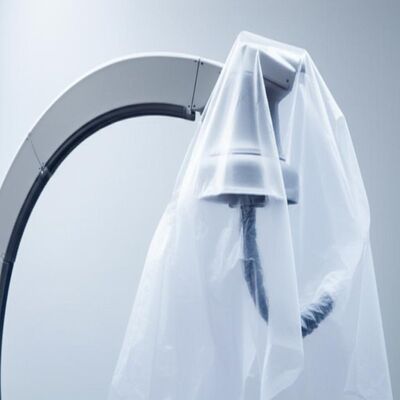 Housses jetables légères pour équipements médicaux stérilisées à l'oxyde d'éthylène, avec matériaux biodégradables pour la protection des arceaux chirurgicaux