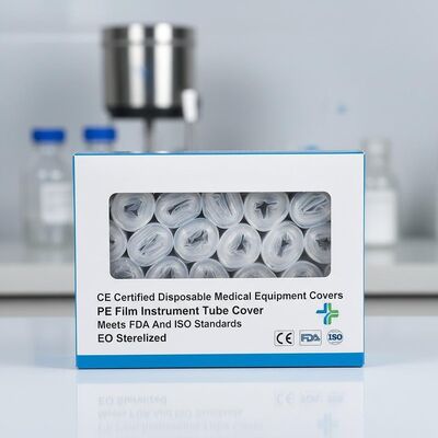 Équipement médical jetable certifié CE Couvre PE Film Instrument Tube Couvre Remplit les normes FDA et ISO EO stérilisé