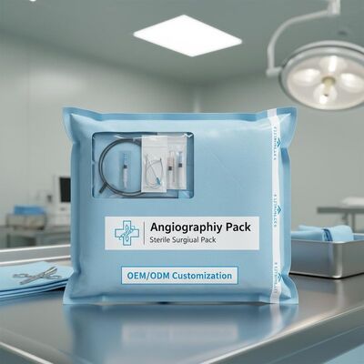 Non-woven Fabric Sterile Surgical Packs with Angiography Pack and OEM/ODM Customization