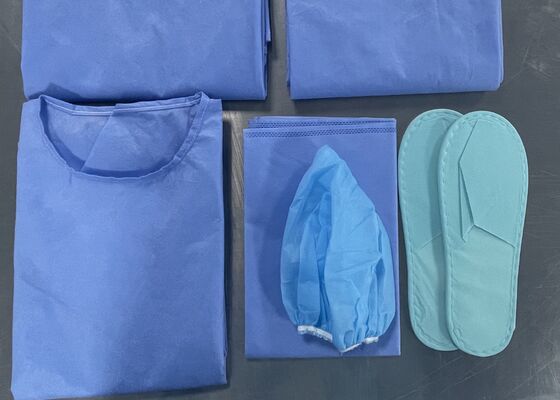 Kit chirurgical jetable pour patient, set de préparation pré-opératoire avec SMS/SPP non-tissé, taille universelle personnalisable, certifié CE ISO13485