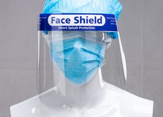 Couverture de plein visage masque de protection robuste de 250 microns avec la bande